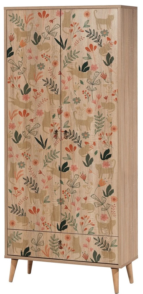 Guarda-roupa City – Multicolor – 80 cm x 190 cm x 45 cm