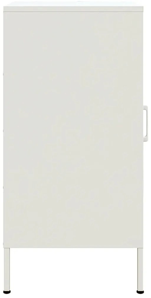 Aparador 36x39x79 cm aço branco