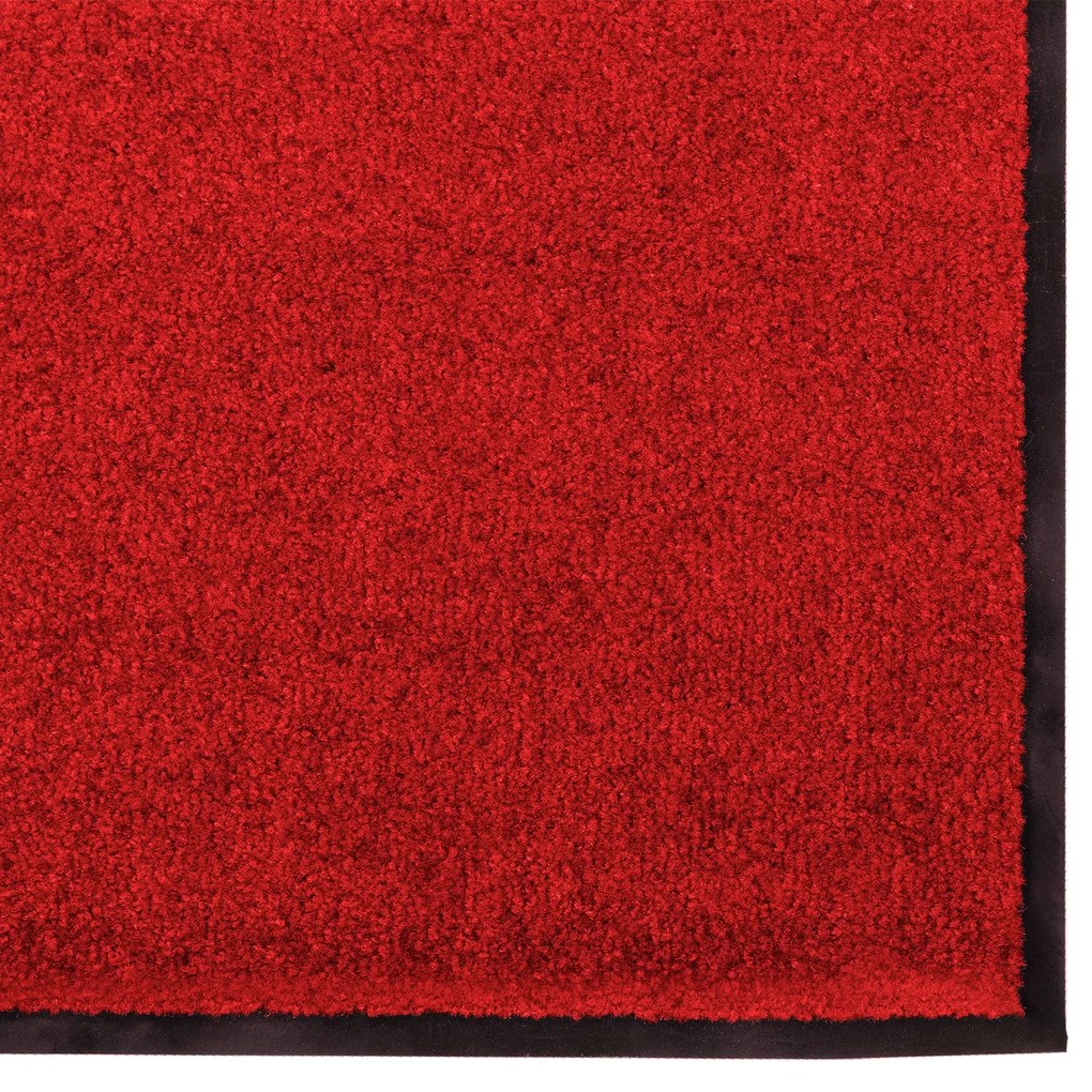 Capacho Retangular VidaXL Vermelho 120x180 cm