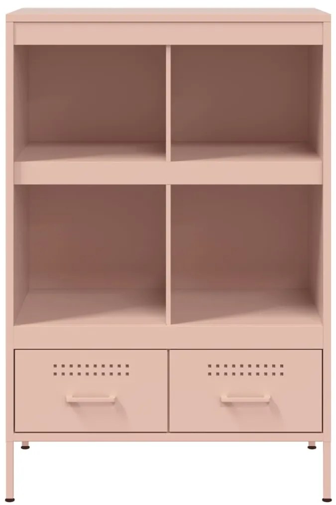 Móvel alto 68x39x101,5 cm aço rosa