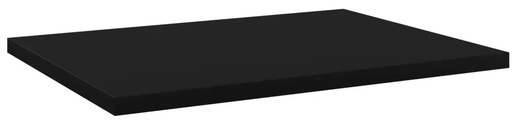 Prateleiras para estante 4 pcs 40x30x1,5cm contraplacado preto