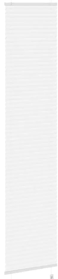 Branco Plissada Cega 40x200 cm Largura Tecido 39,4 cm Poliéster