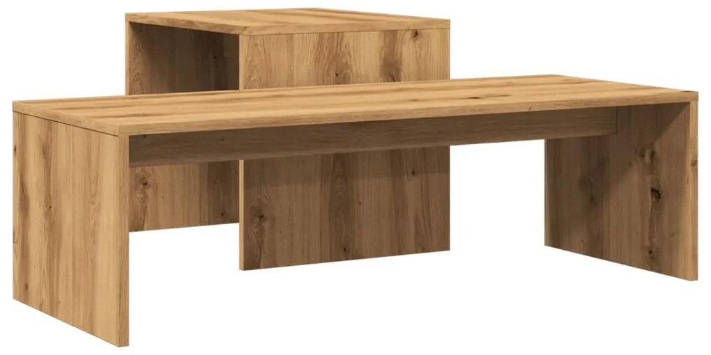 Mesa de centro 100x48x40 cm deriv. madeira carvalho artisiano
