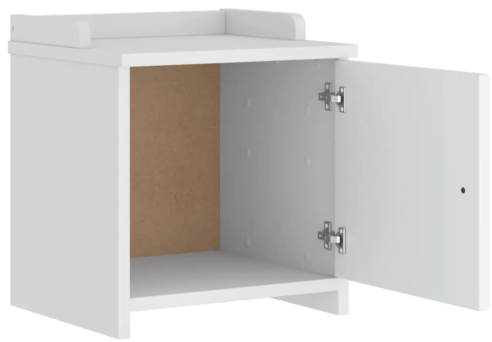 Banco de entrada SANDNES Branco 45x40x50 cm pinho maciço