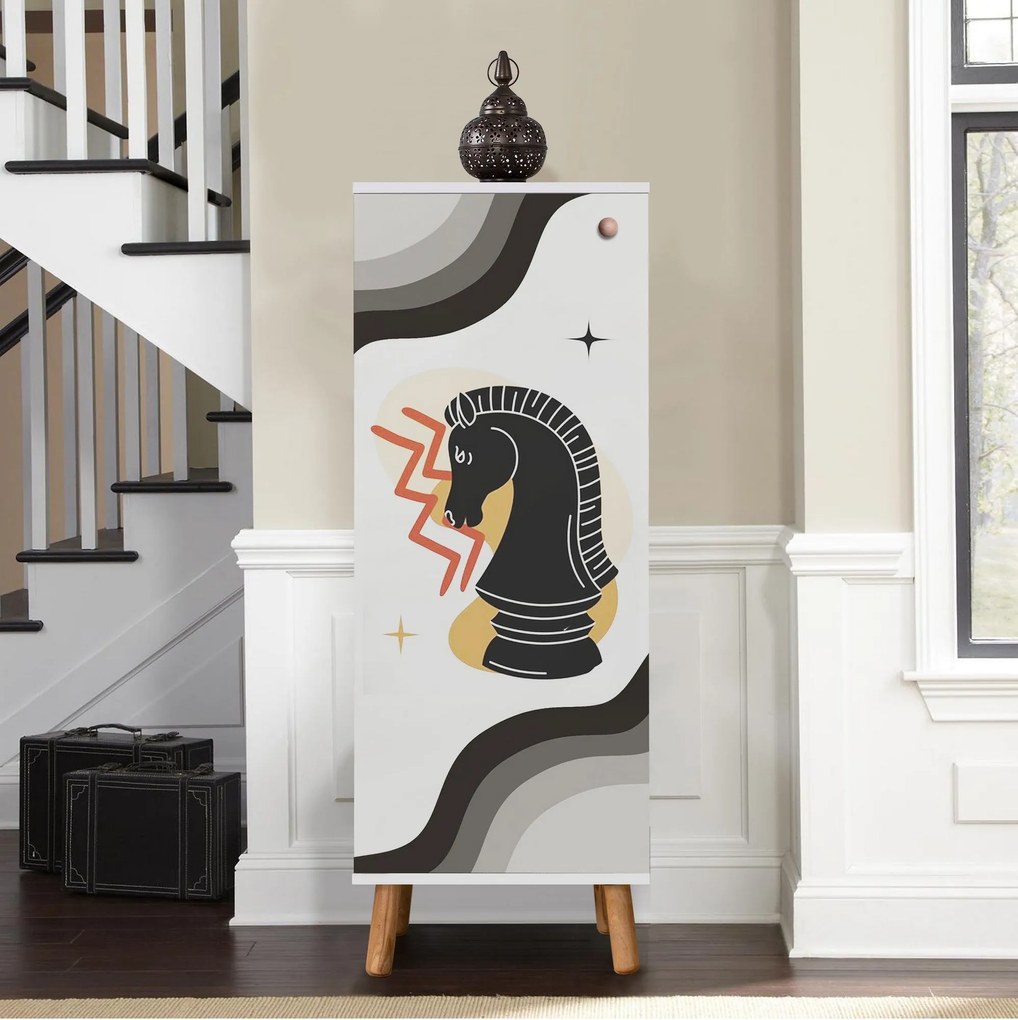 Armário para Calçado Vegas – Branco – 50x135x38 cm