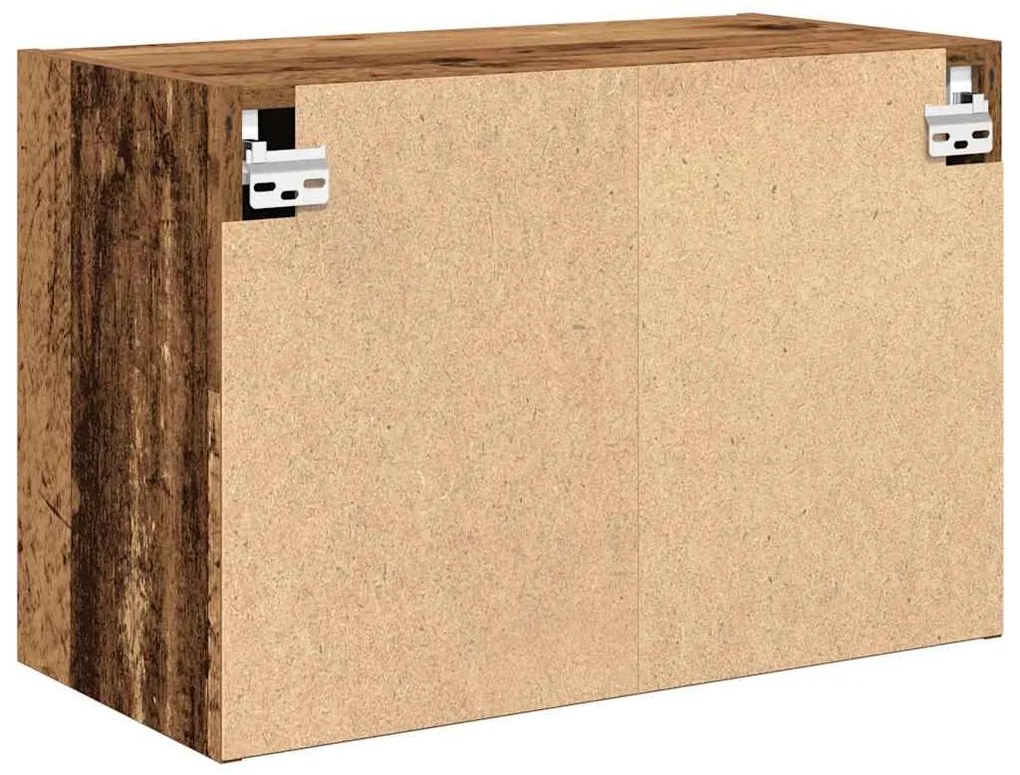 Armários de parede para garagem 2 pcs derivados de madeira