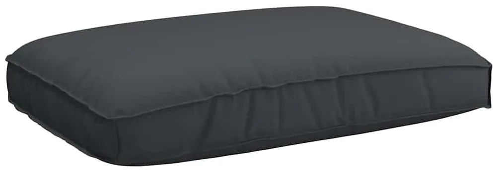 Almofada de Palete para Assento Preto 120x80x12 cm Tecido Oxford