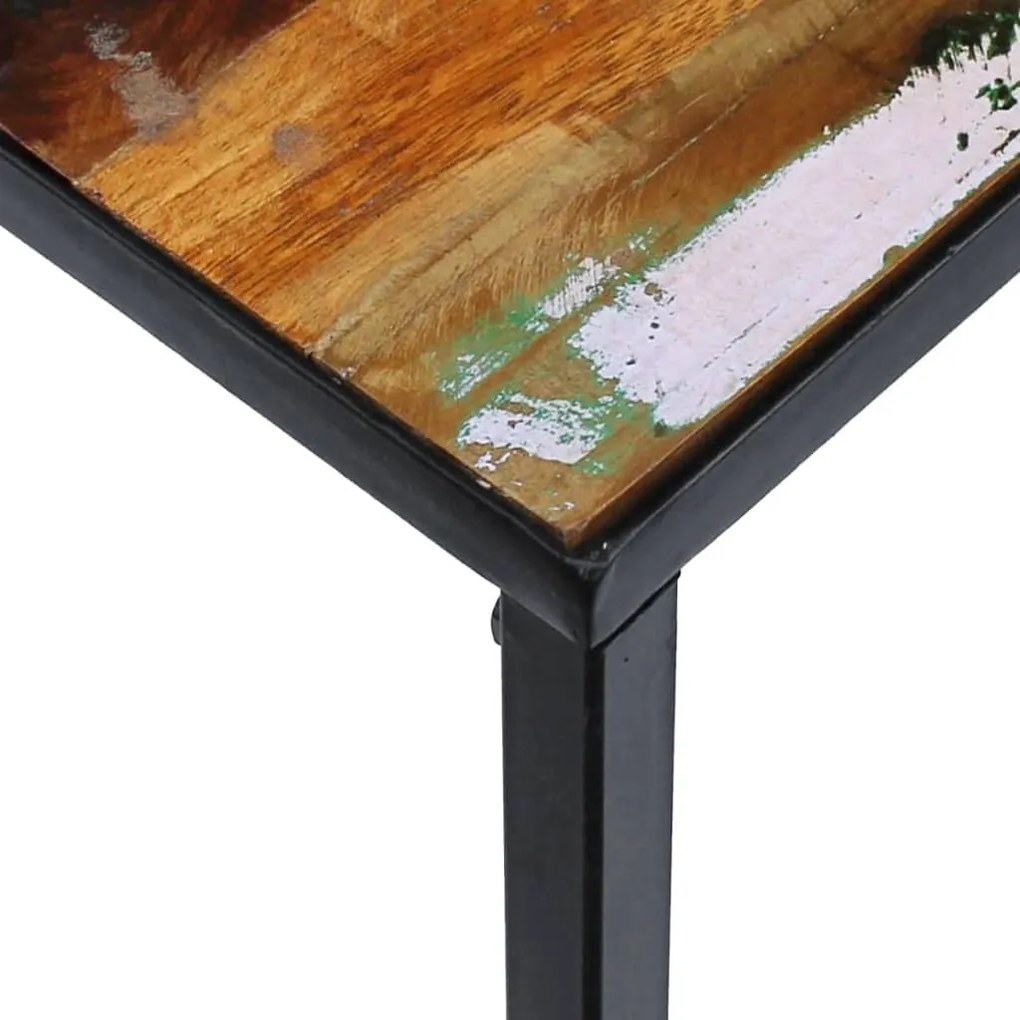 Mesa de centro 100x60x40 cm madeira recuperada maciça