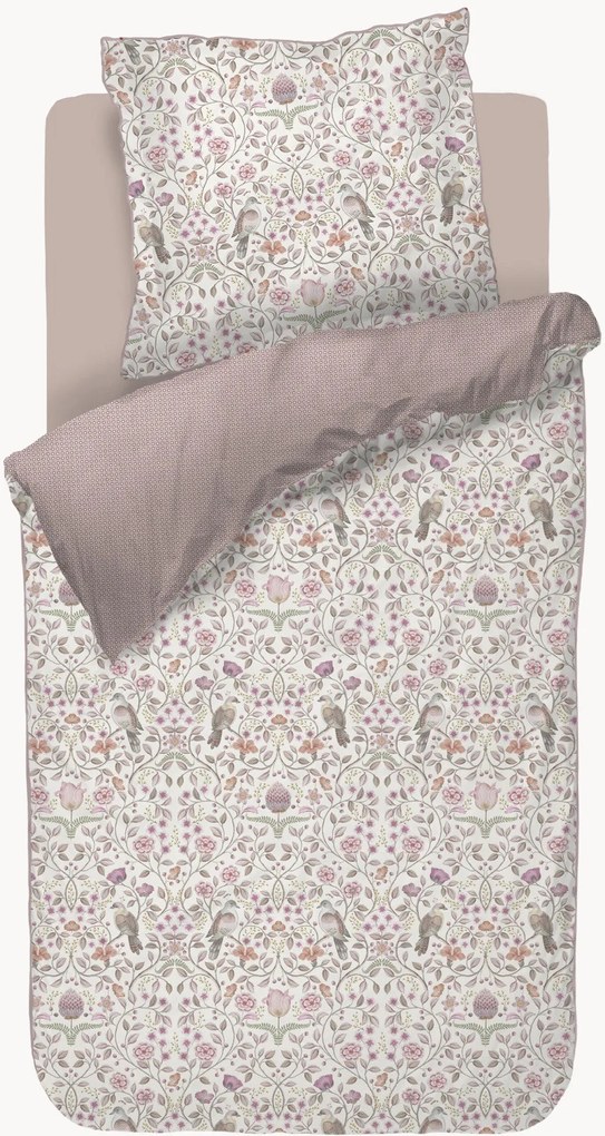 Conjunto de roupa de cama em percal de algodão Garden of Dove