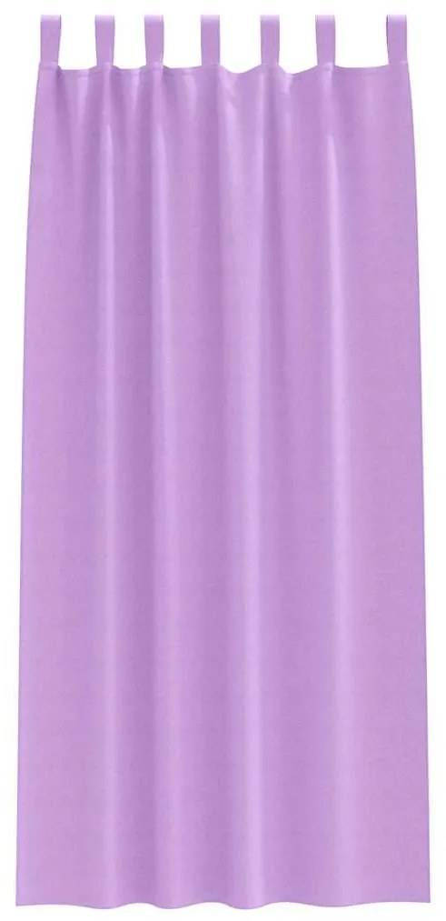 Cortinas com cortinas 2 pcs Roxo 245 x 140 cm Poliéster