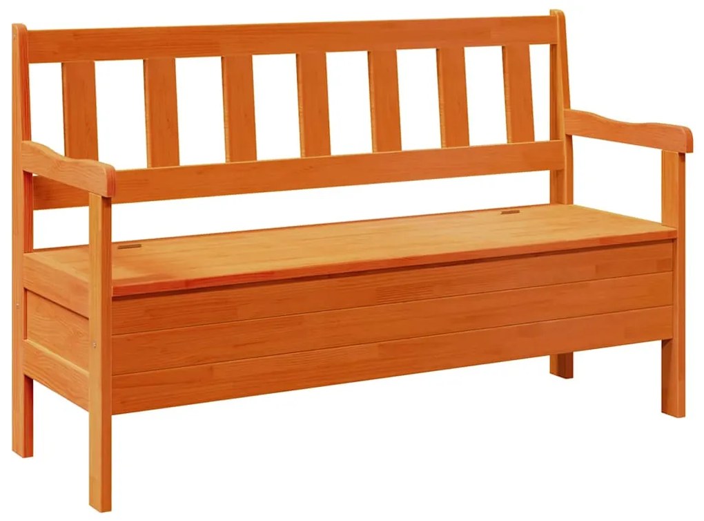 Banco de Exterior vidaXL Acácia 119x76x44 cm Madeira Sólida de Pinheir