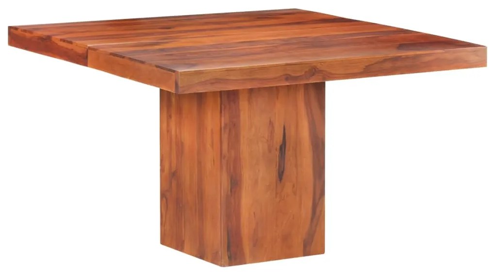 Mesa de jantar 120x120x77 cm madeira de sheesham maciça