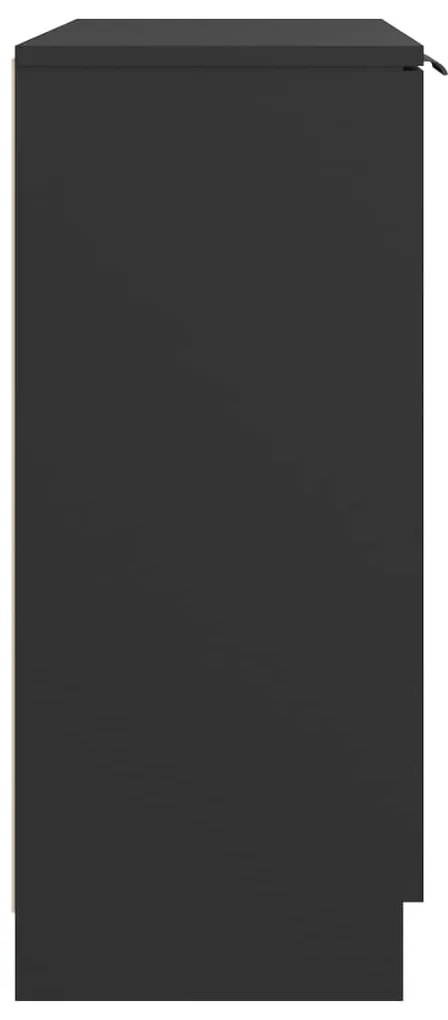 Aparador 60x30x70 cm derivados de madeira preto