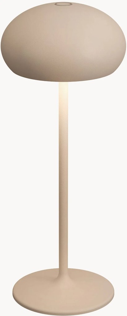 Candeeiro de mesa LED portátil e regulável para exterior Pebble