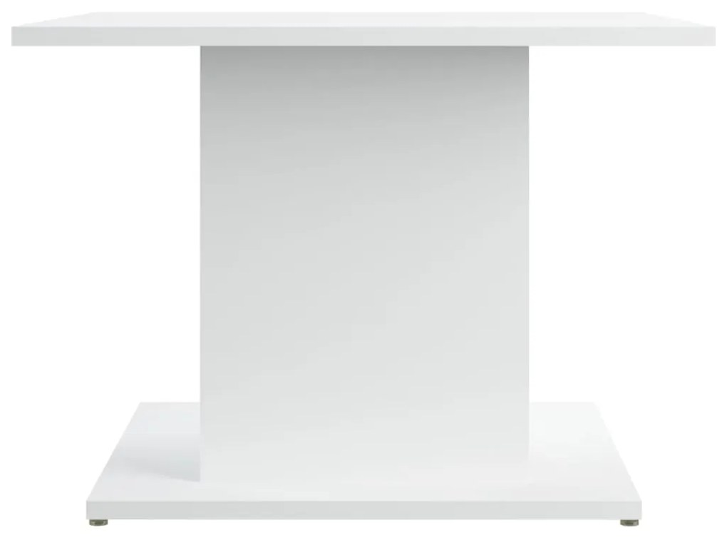 Mesa de centro 55,5x55,5x40 cm contraplacado branco