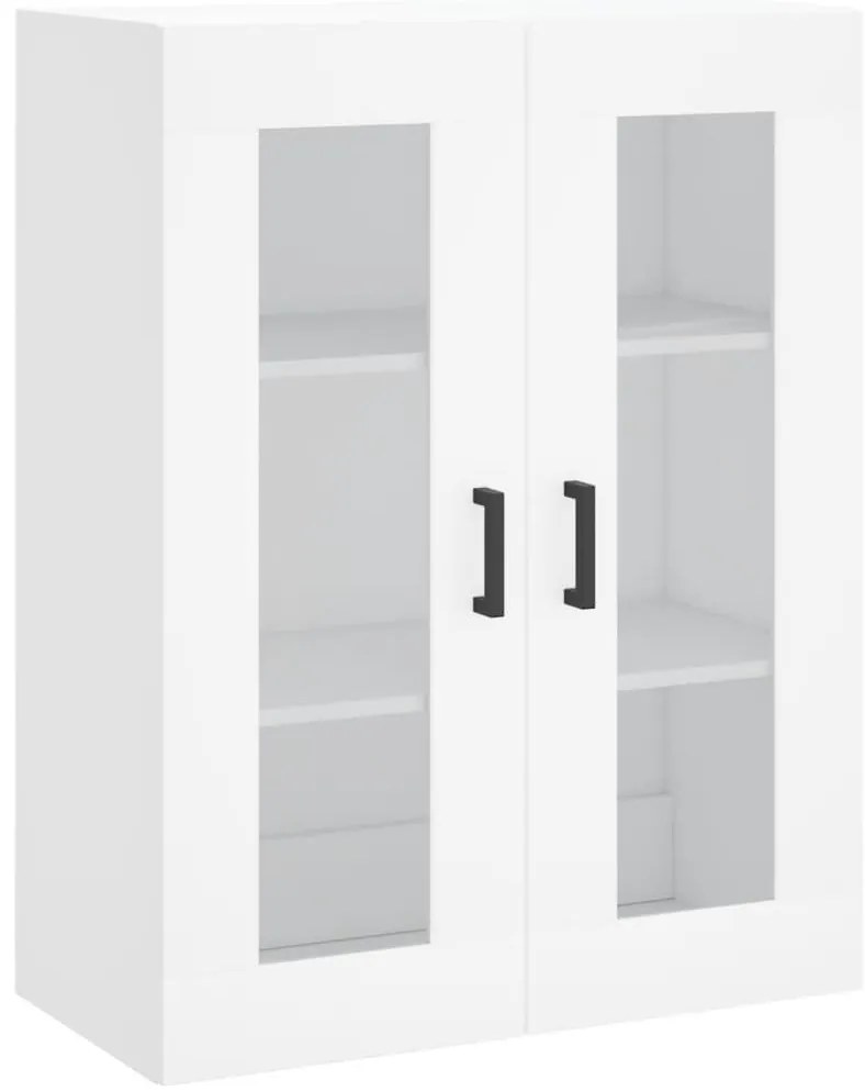 Móveis de parede 2 pcs derivados de madeira branco