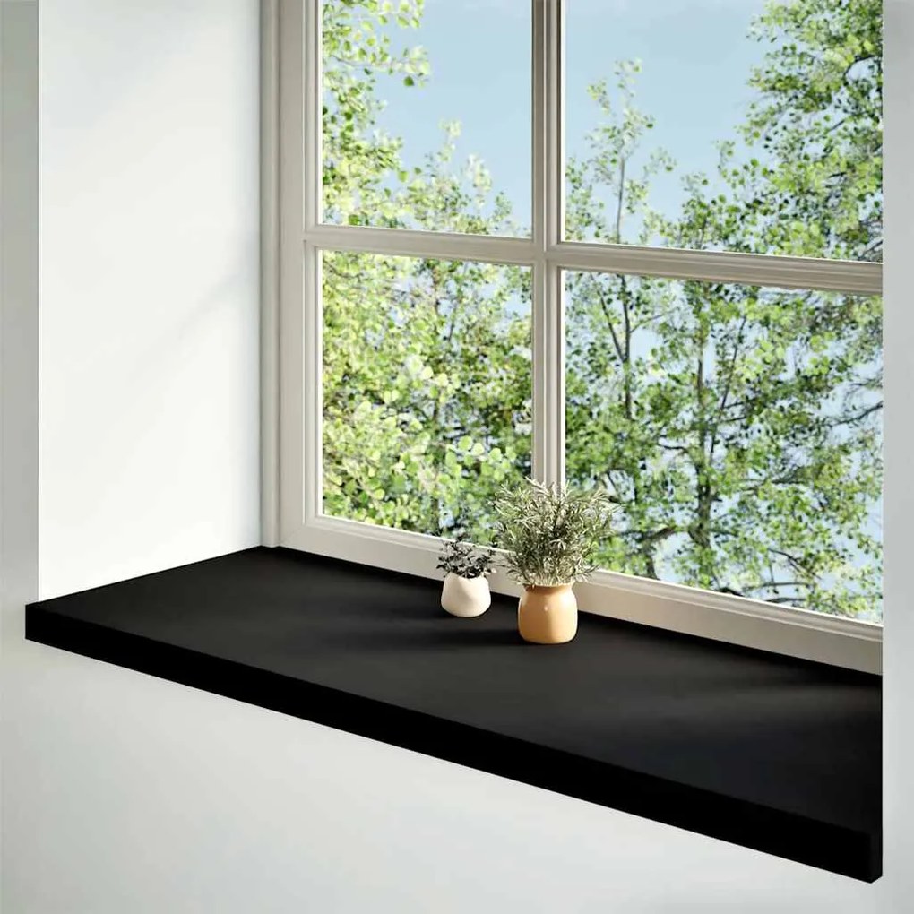 Soleiras da janela 2 pcs 110x40x2 cm carvalho castanho-escuro