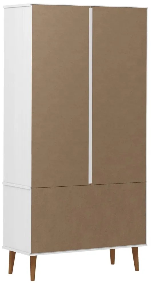 Vitrina MOLDE 90x35x175 cm pinho maciço branco