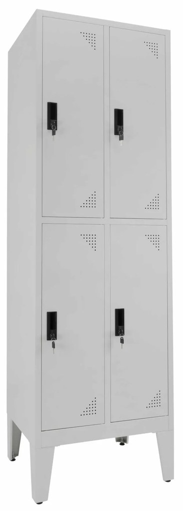 Cacifos Metálico Duplo 4 Cacifos 1900x600x500 mm Riva (Desmontado)