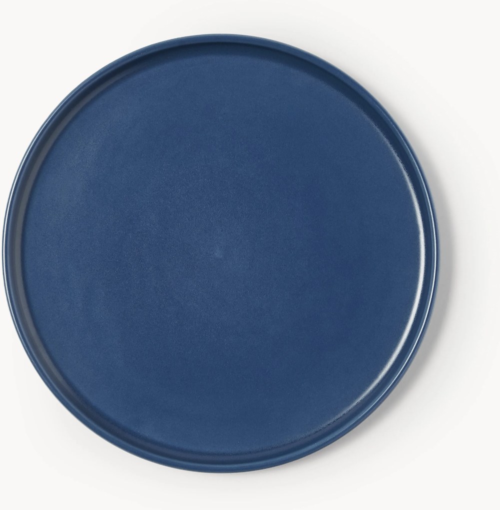 Pratos de pequeno-almoço artesanais Lowri, conjunto de 4