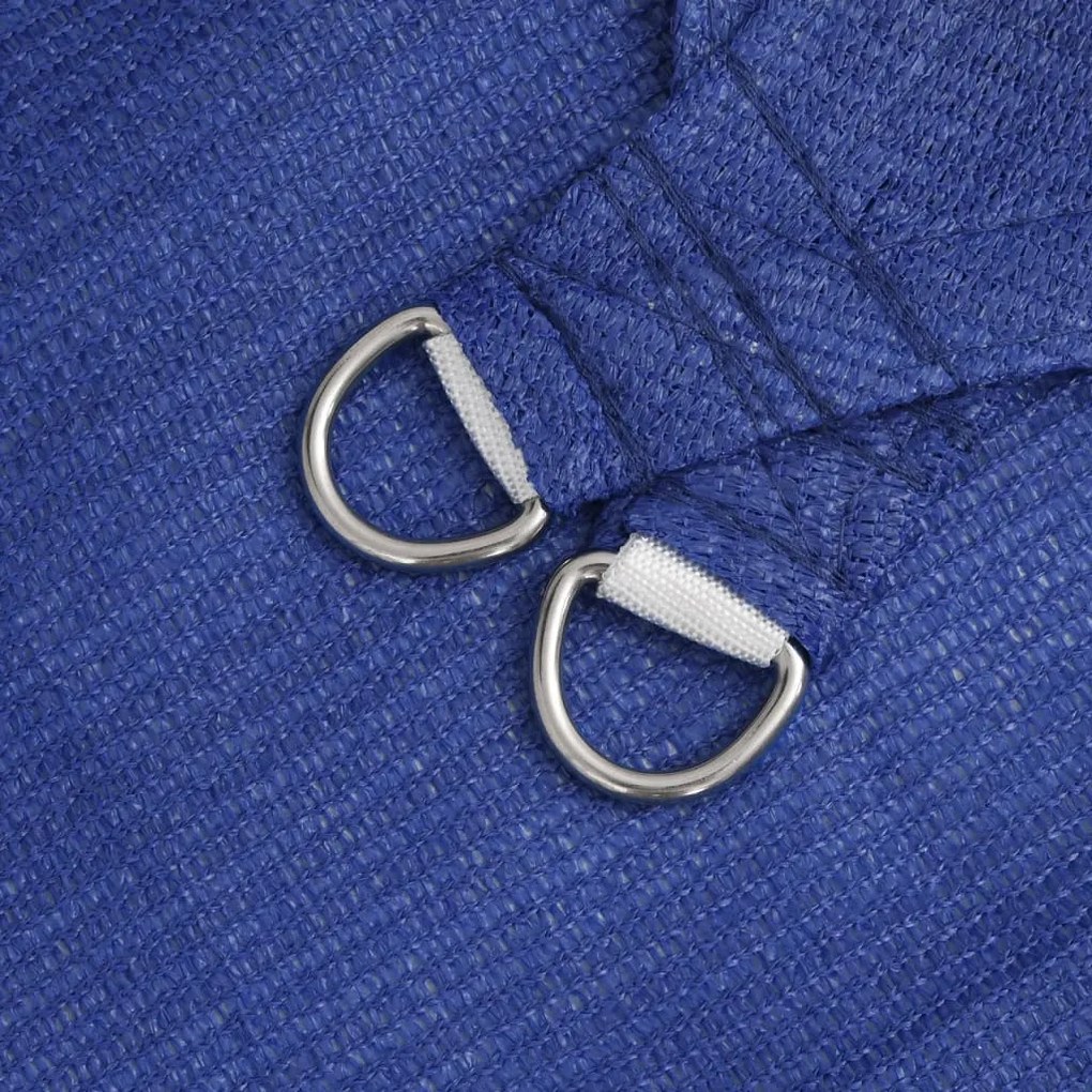 Para-sol estilo vela retangular 160 g/m² 3x5 m PEAD azul