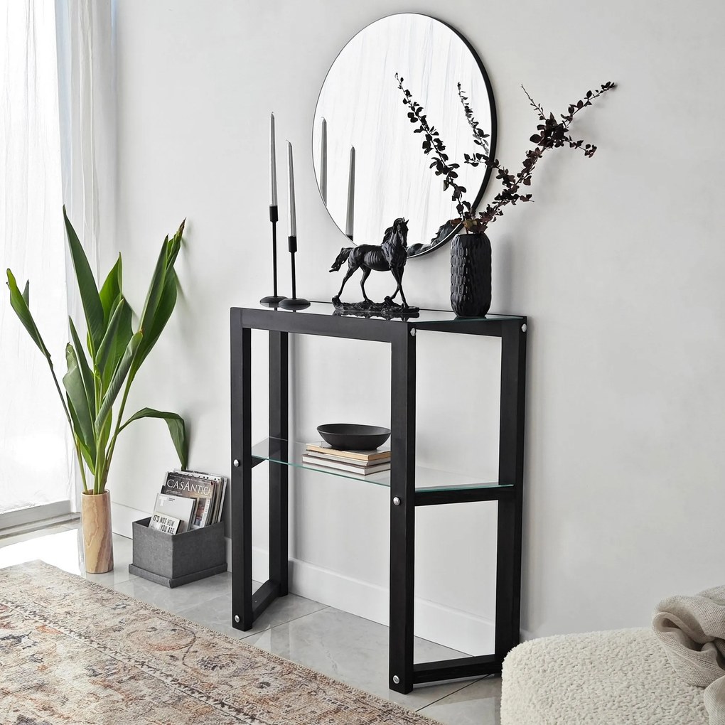 Cômoda Trapezoid – Antracite – 85x85x31 cm