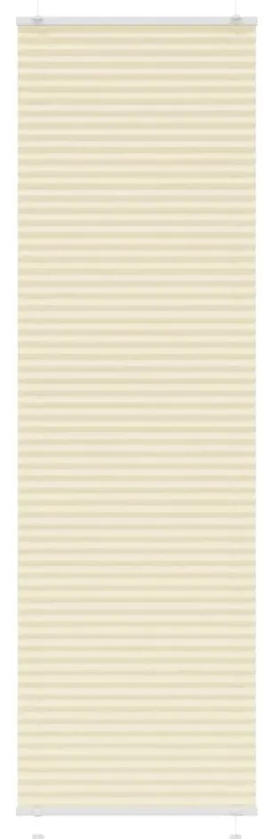 Creme Plissada Cega 60x200 cm Largura Tecido 59,4 cm Poliéster