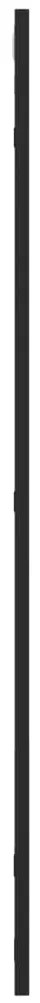Espelho de parede retangular 60x100 cm ferro preto