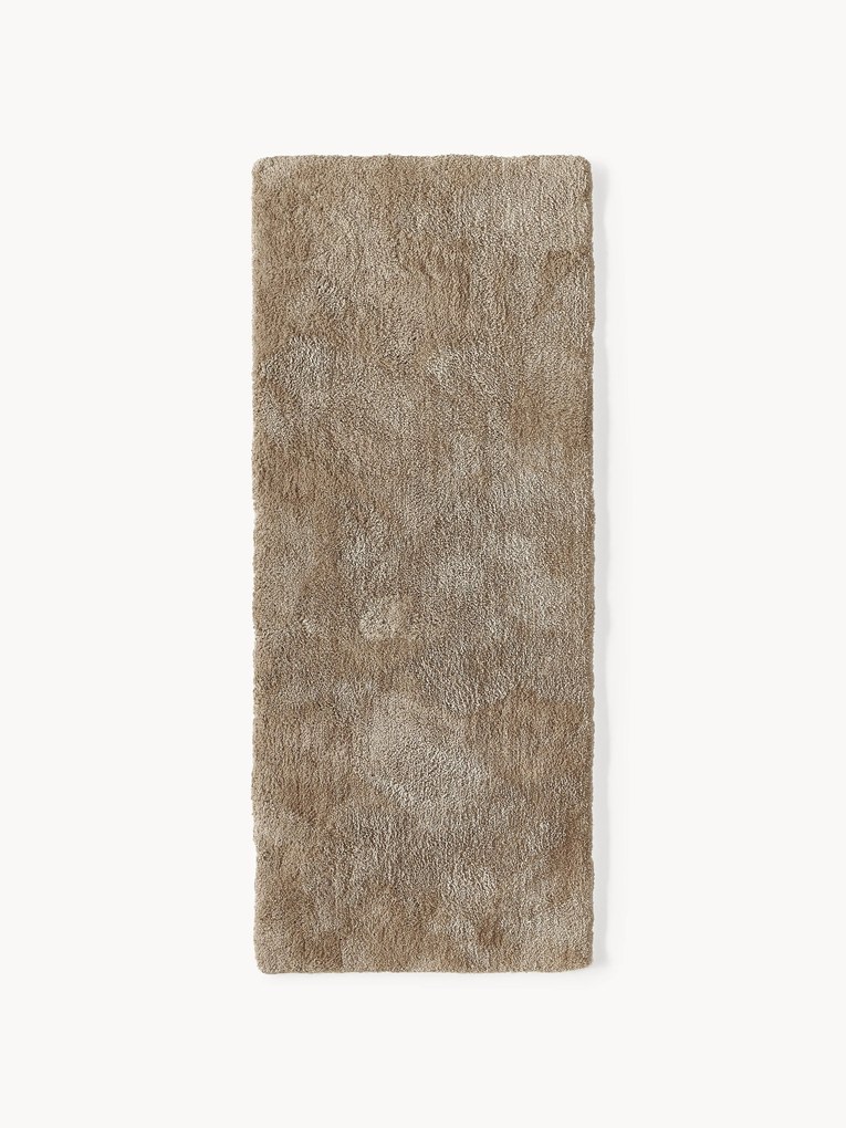 Passadeira felpuda com relevo Leighton