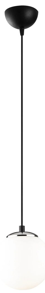 Candeeiro Uzum – Preto e Branco – Diâmetro 15 cm x Altura 111 cm