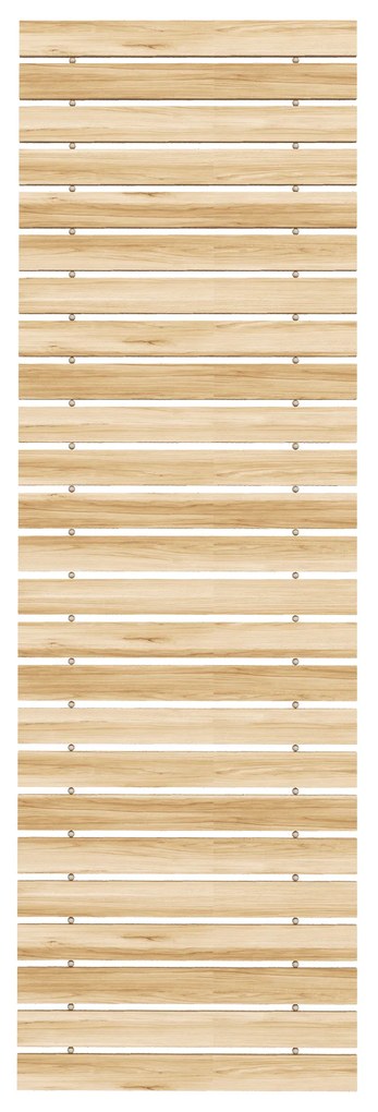 Outsunny Estrado de Ripas de Madeira Enrolável 120x38 cm Resistente às Intempéries Decoração de Jardim para Praia Festa Natural | Aosom Portugal