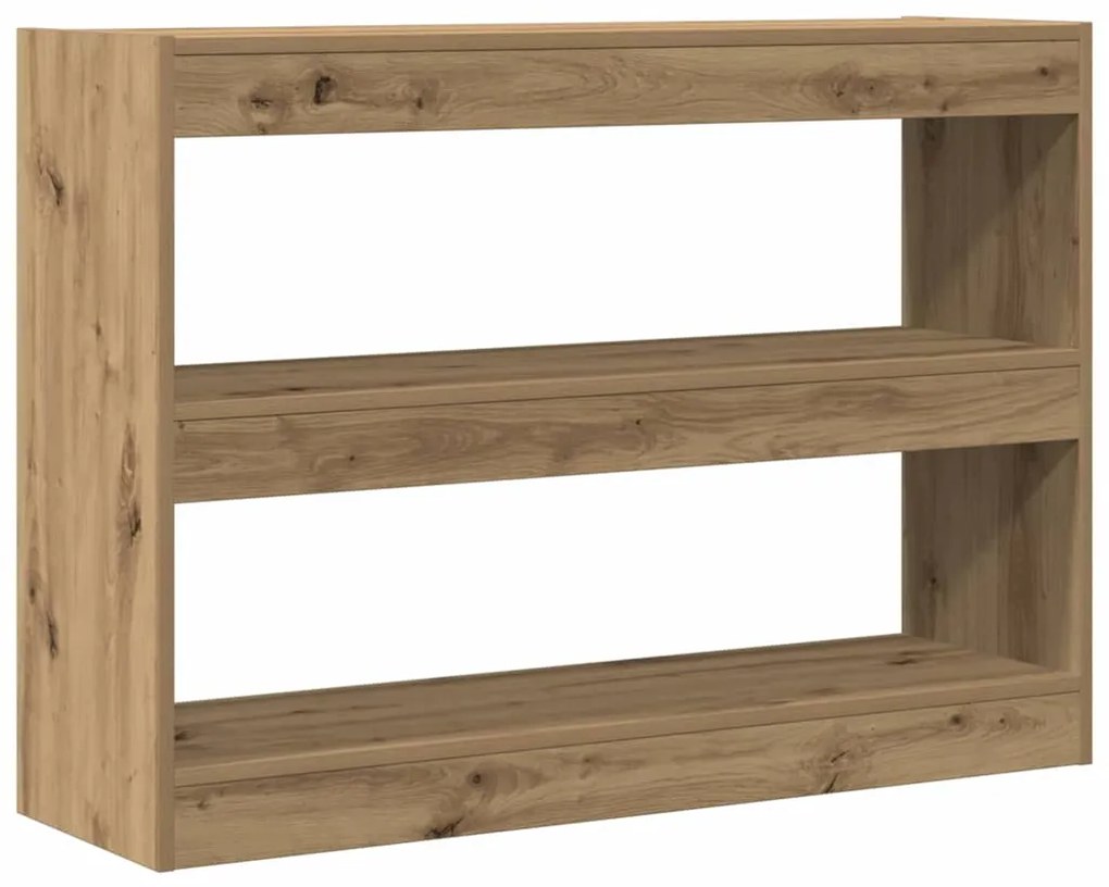 Estante/Divisor de Ambiente vidaXL - Carvalho Artisan - 100x30x72 cm -