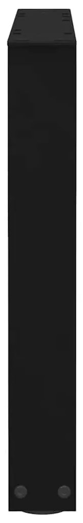 Pés para mesa de centro em V 2 peças preto 50x(42-43,3) cm aço