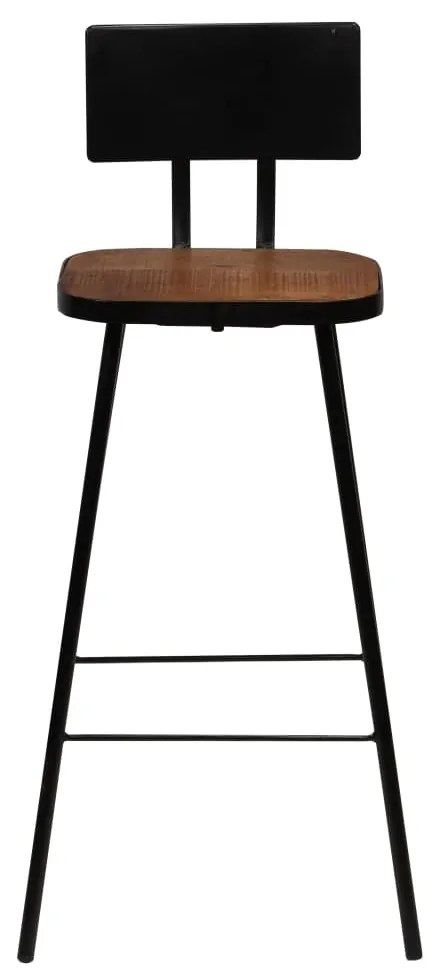 Conjunto de bar 5 pcs madeira recuperada maciça