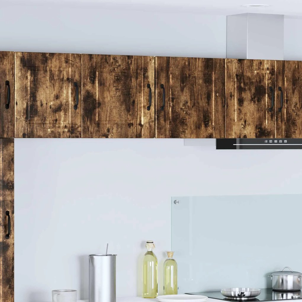 vidaXL Armário de Cozinha 2 pcs Carvalho Defumado 40 x 31 x 40 cm