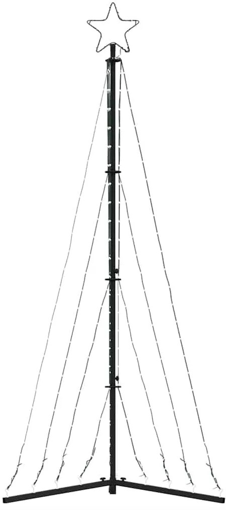LED Árvore de Natal 339 LEDs Branco Quente 187 cm