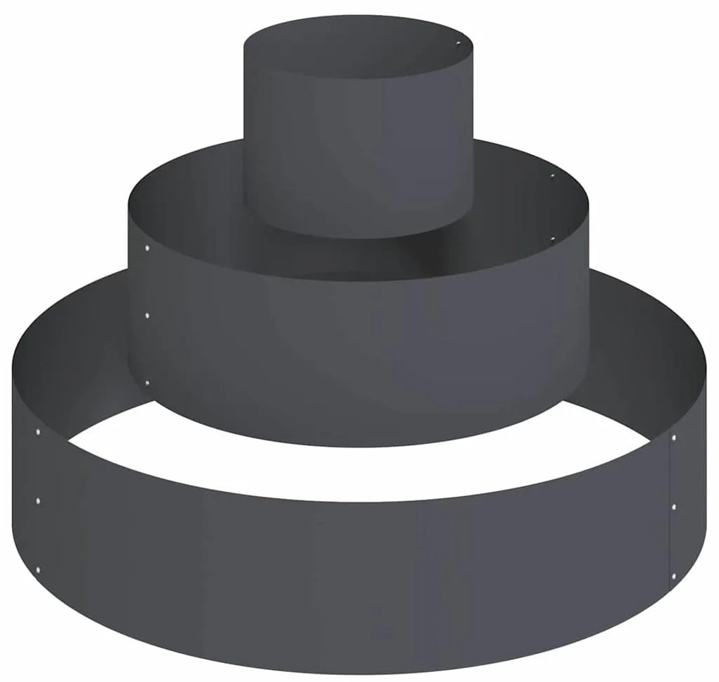 Vaso de Metal Aço/antracite Aço Grande Durável