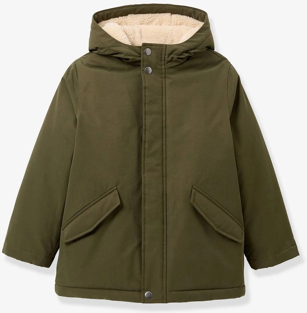 Parka sherpa CYRILLUS caqui