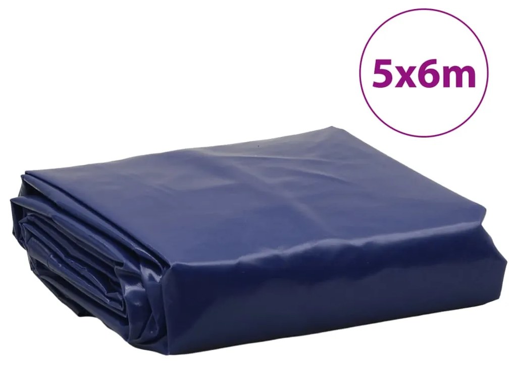 Lona 5x6 m 650 g/m² azul