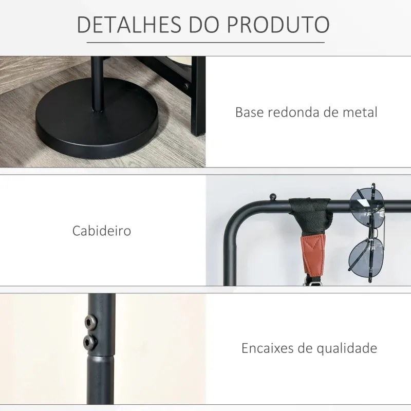 Conjunto Promise - Cabide Ajustável, Sapateira e Banco - Design Indust