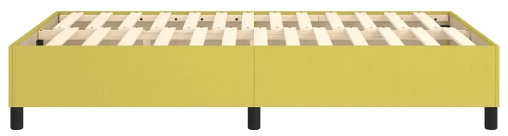 Estrutura de cama sem colchão 120x200 cm tecido verde