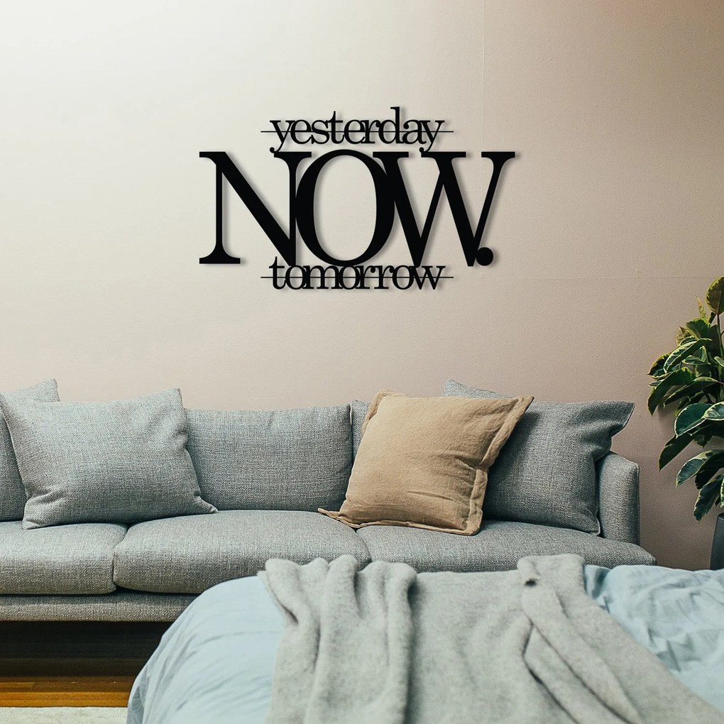 Acessório Decorativo de Parede Now – Preto – 52 x 30 cm