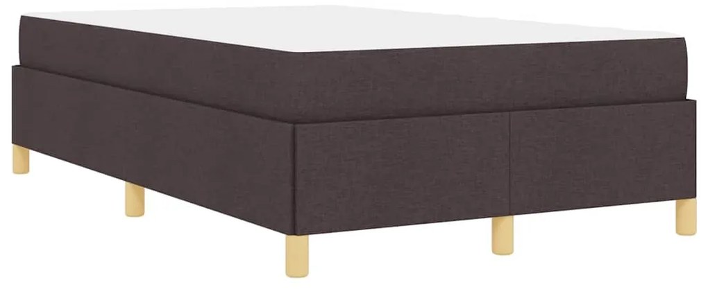 Cama Box Outros Marrom Escuro e Branco 120 x 190 cm tecido