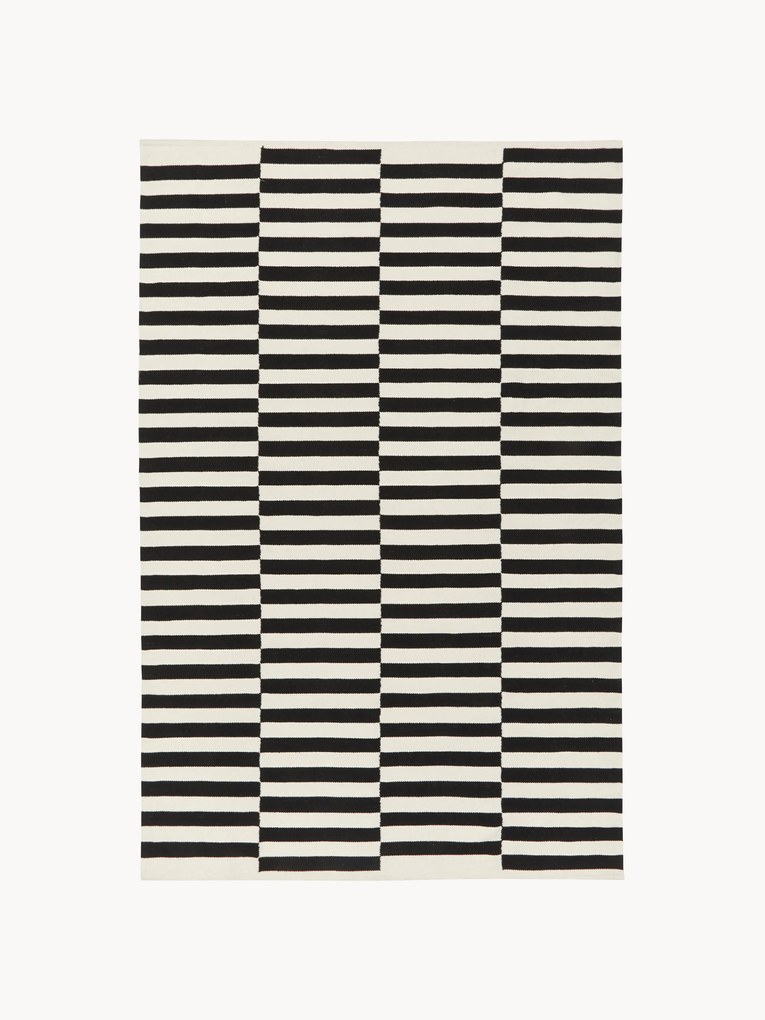 Tapete em kilim artesanal com riscas Donna