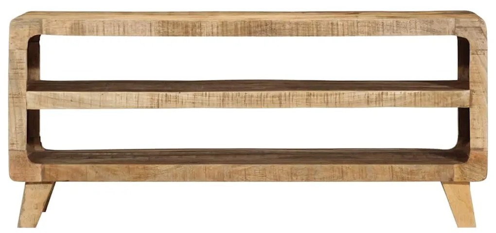 Móvel de TV 105x46x32 cm madeira de mangueira áspera maciça