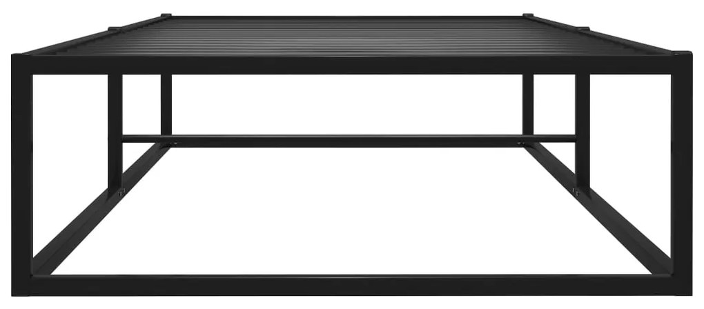 Estrutura de cama 100x200 cm metal preto