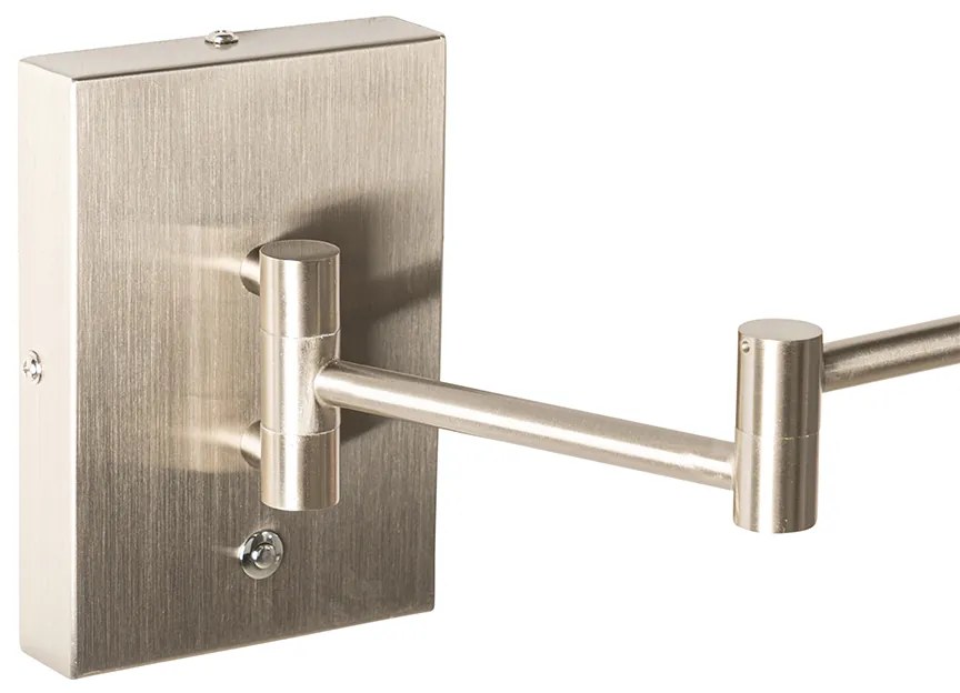 Candeeiro de parede design em aço com LED regulável - Notia