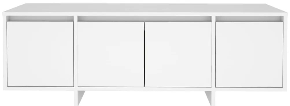 Móvel de TV 120x30x40,5 cm derivados de madeira branco