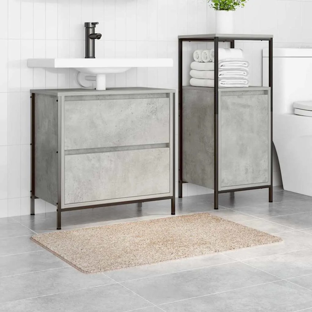 tapete de banho retangular crema 60x90 cm polipropileno antiderrapante