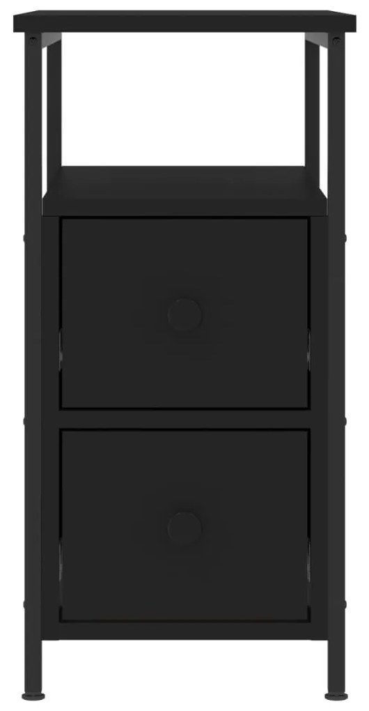 Mesa de cabeceira 30x60x60 cm derivados de madeira preto